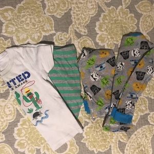 2 sets of kids pjs